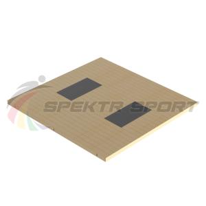 Купить Помост тяжелоатлетический 3х3х0,1м, рез. амортизаторы 1х0,5х0,04м в Тереке 