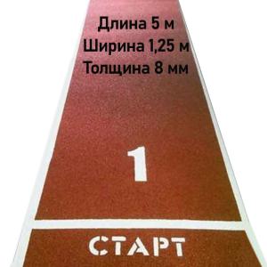 Купить Дорожка для разбега 5 м х 1,25 м. Толщина 8 мм в Тереке 