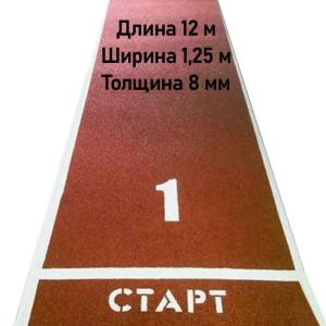 Купить Дорожка для разбега 12 м х 1,25 м. Толщина 8 мм в Тереке 