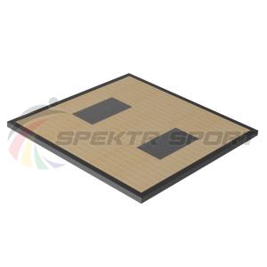 Купить Помост тяжелоатлетический с окантовкой 3х3х0,1м, рез. амортизаторы 1х0,5х0,04м в Тереке 