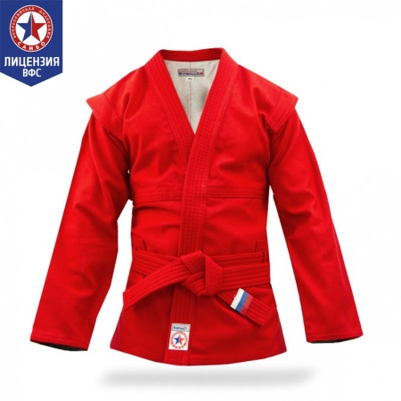 Купить Куртка для самбо "Атака" ВФС (подкладка, пояс)  р 36-48 в Тереке 