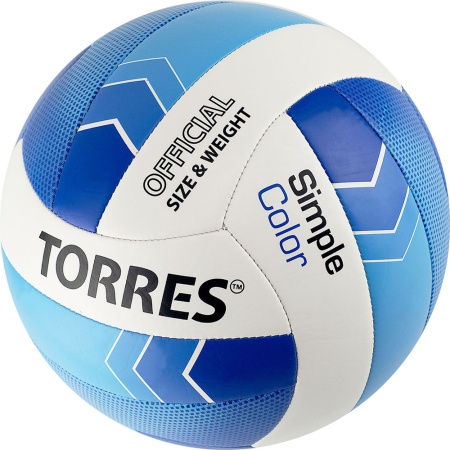 Купить Мяч волейбольный Torres Simple Color любительский р.5 в Тереке 